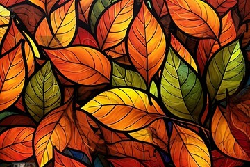 Wall Mural - colorful autumn leaves wallpaper hd wallpaper for iphone iphone wallpaper for iphone iphone wallpaper for iphone iph