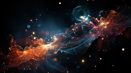 Wall Mural - visualization of space