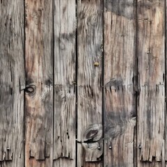 Wall Mural - Generative AI : Beautiful background image of natural wooden planks forming an original texture