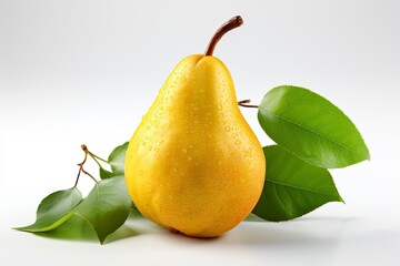 Wall Mural - pear isolated on white background
Created using generative AI tools
