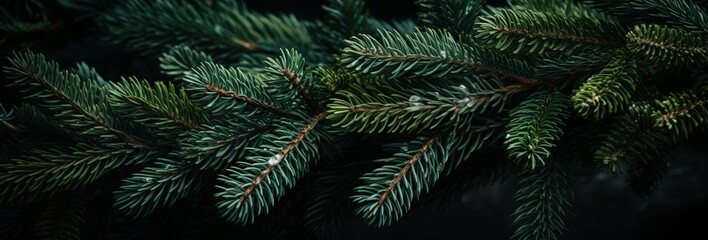 Christmas fir tree branches Background. Christmas pine tree wallpaper