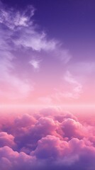 Wall Mural - purple blush sky background. Generative AI