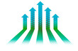 © Satyapal - Upward financial growth in arrow style for business related activity