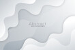 abstract and clean fluid white wall backdrop design