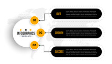 Infographic Business Options Chart Banner For Corporate Success