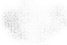 Abstract Binary Code Or Digits White Wallpaper For Internet Hacking
