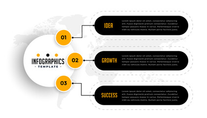 infographic business options chart banner for corporate success