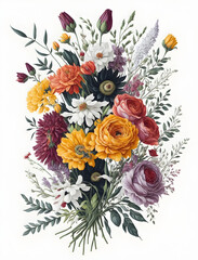  Bouquet of mix flowers