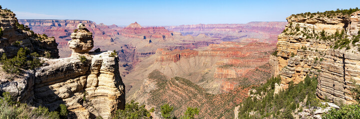 Wall Mural - View of the Grand Canyon National Park in Arizona, United States.