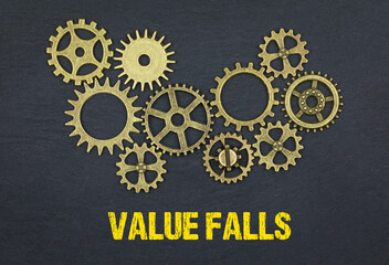 Poster - Value falls	
