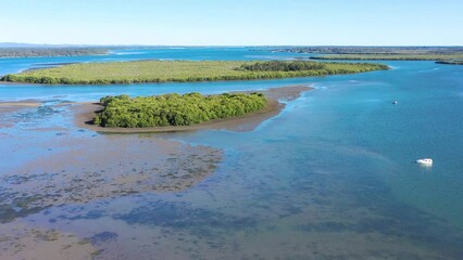 Sticker - Aerial of beautiful island