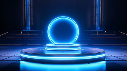 3d rendered illustration of a spotlight