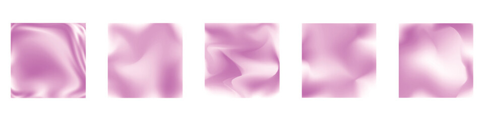 Wall Mural - gradient blur shapes with a y2k aura in pink aesthetic. lines, circles, and graphic glow . enriching
