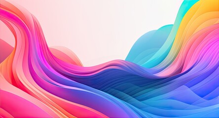 A clean and modern website layout with bold colors and whitespace generative AI
