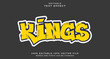 © Artzi - Editable text style effect - kings text style theme.