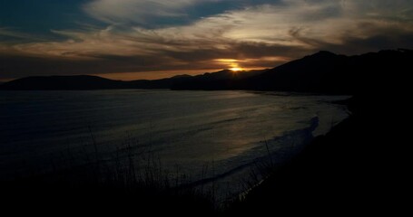 Sticker - Time-lapse Pismo Beach Sunset 4K 30FPS