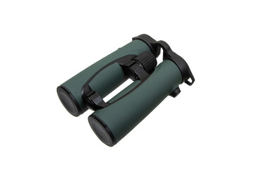 Wall Mural - Modern binoculars. An optical instrument for observation at long distances. Isolate on a white back.