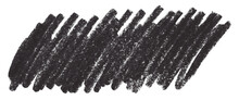 Black Pencil Strokes Isolated On Transparent Background