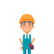 © diablo - character cartoon flat design vector illustration