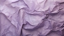 Generative AI : Purple Lilac And Taupe Crumpled Paper Texture Background