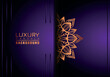 Luxury mandala background ornamental arabesque style With Golden Arabesque Pattern Style Decorative Mandala Ornament For Print Brochure Banner Cover Poster Invitation Card