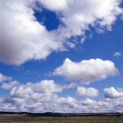 Wall Mural - clouds over the sky