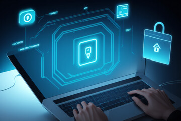 computer with code on screen