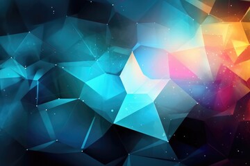 Geometric technology background design. Generative AI