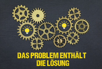 Wall Mural - Das Problem enthält die Lösung