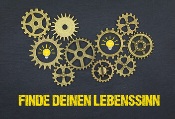 Poster - Finde deinen Lebenssinn	