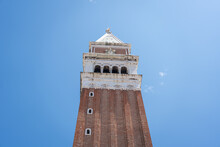 Tower At St Marks Square, Venice, Veneto, Italy