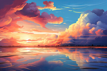 Canvas Print - Sky wallpaper