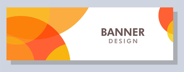 Wall Mural - Abstract banner design. Vector shape background. Modern Graphic Template Banner pattern for social media and web sites.