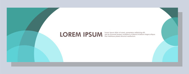 Wall Mural - Abstract banner design. Vector shape background. Modern Graphic Template Banner pattern for social media and web sites.