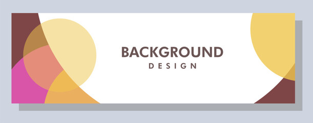 Wall Mural - Abstract banner design. Vector shape background. Modern Graphic Template Banner pattern for social media and web sites.