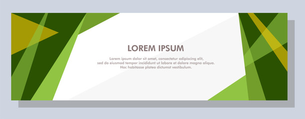 Wall Mural - Abstract banner design. Vector shape background. Modern Graphic Template Banner pattern for social media and web sites.