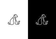 Dog Logo, Modern Pet Animal	