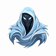 Esport vector logo ghost, ghost icon, ghost head, vector, sticker