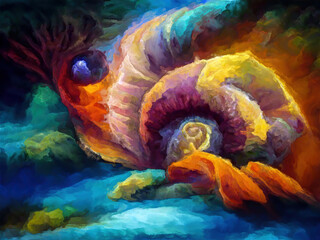 Wall Mural - Vibrant Living Forms