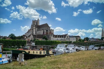 Poster - Auxerre, ancient city in Burgundy