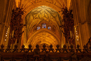 Interior de la catedral de Sevilla