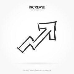 Poster - Financial analysis stats icon. Growing graph. Business chart. Growths chart. Progress bar. Bar diagram. Growth success. Progress symbol. Chart increase.