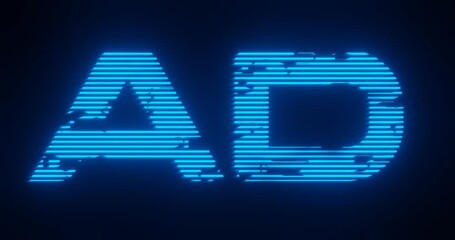 Wall Mural - blue ad text wallpaper design for intro