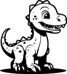 Canvas Print - Dinosaur Cartoon