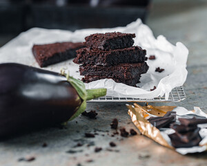 Eggplant Chocolate Brownies