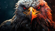 Face of an Angry Eagle