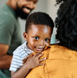 © Lumos sp - child family mother portrait father woman happy son man boy black american african smiling happiness love together parent cute hug kid little
