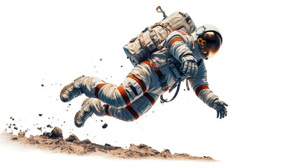 Wall Mural - astronaut outer space. generative ai.