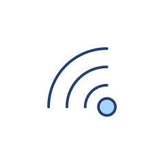 Wifi icon vector. signal sign and symbol. Wireless  icon