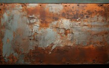Rusty Metal Texture Background.